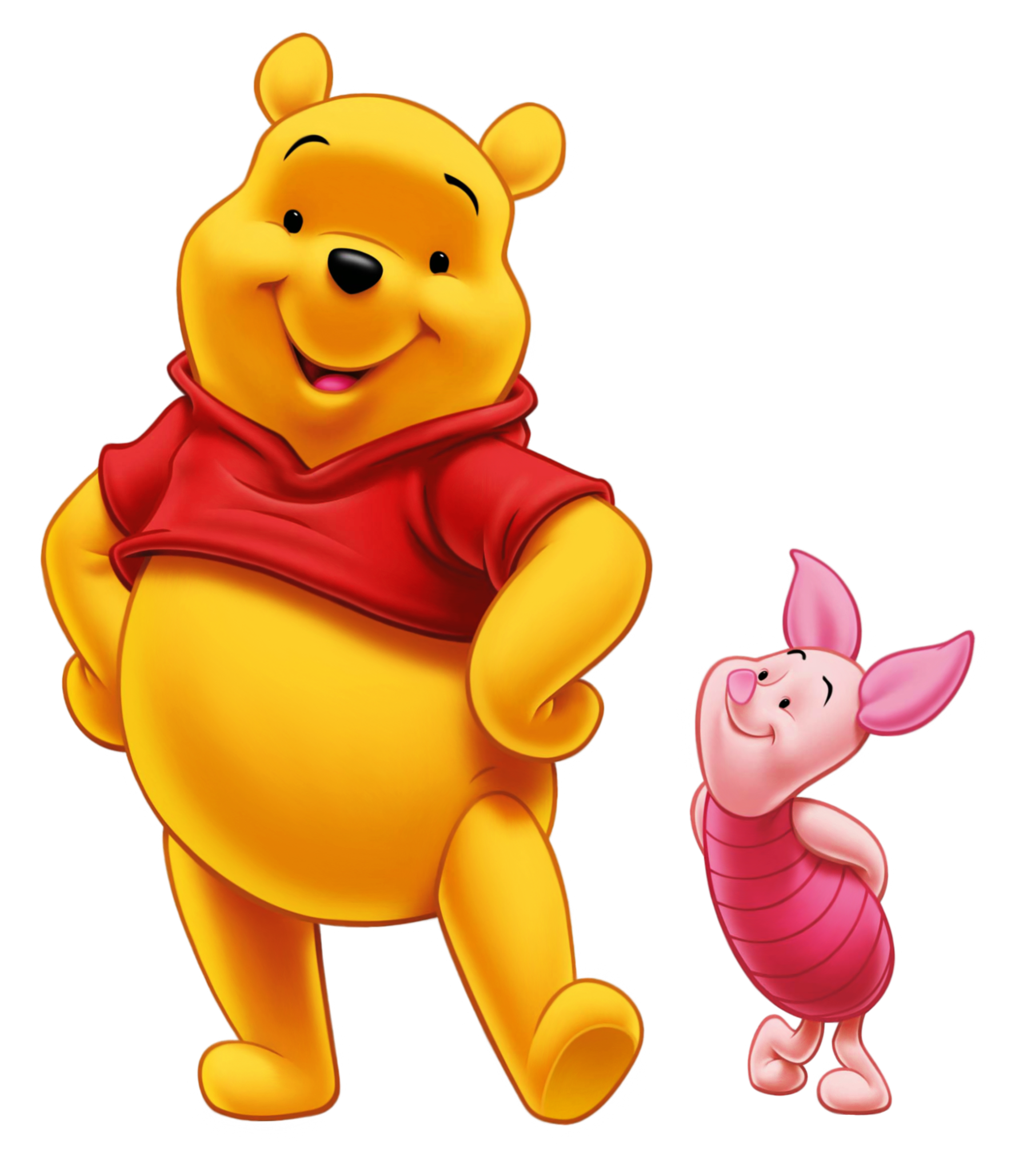Piglet and Winnie the Pooh PNG Picture