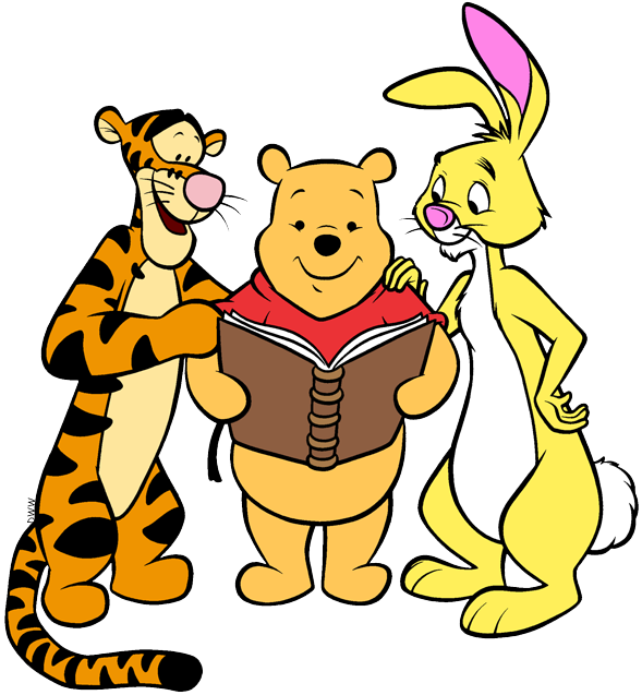Winnie the Pooh Mixed Group Clip Art