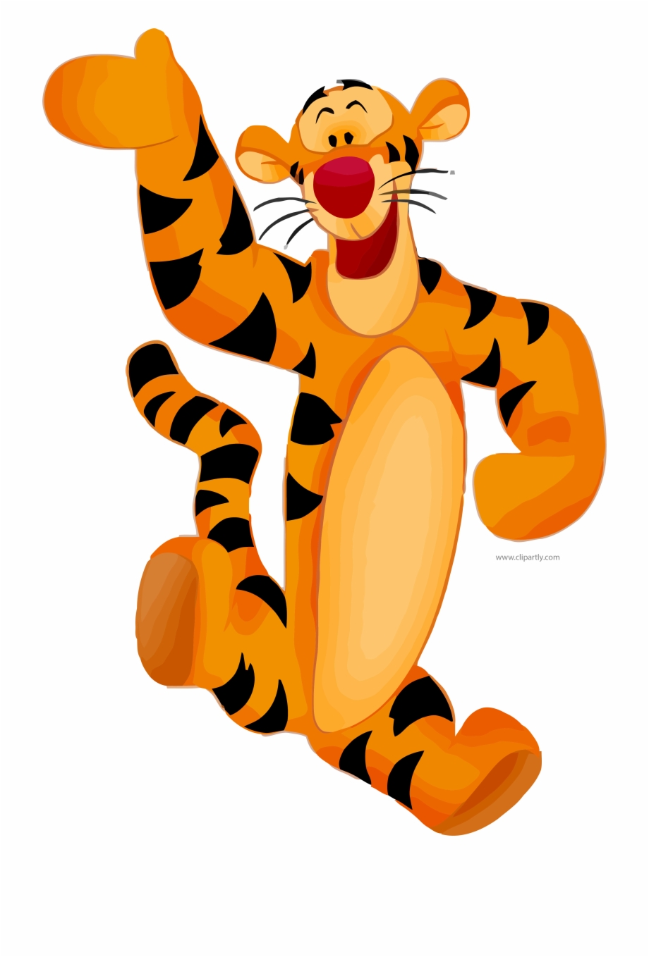 Cartoon Tigger Winnie The Pooh Clipart Png Image Download