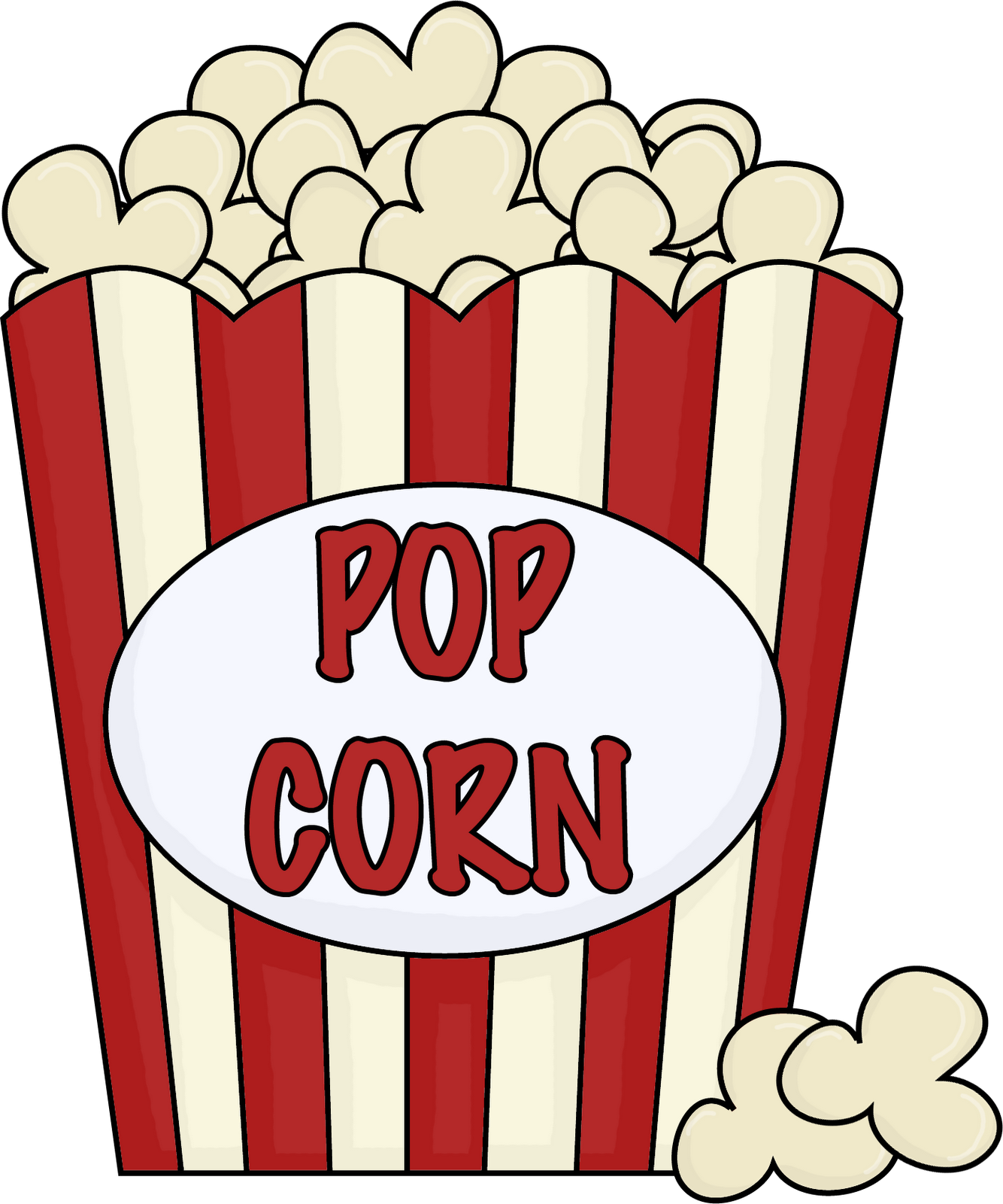Carnival Popcorn Clipart