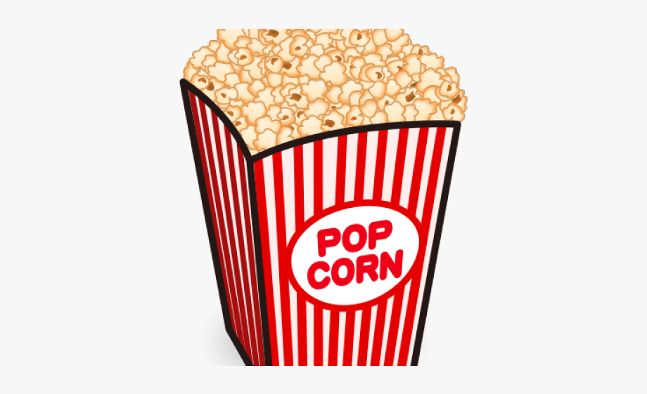 Popcorn clipart transparent.