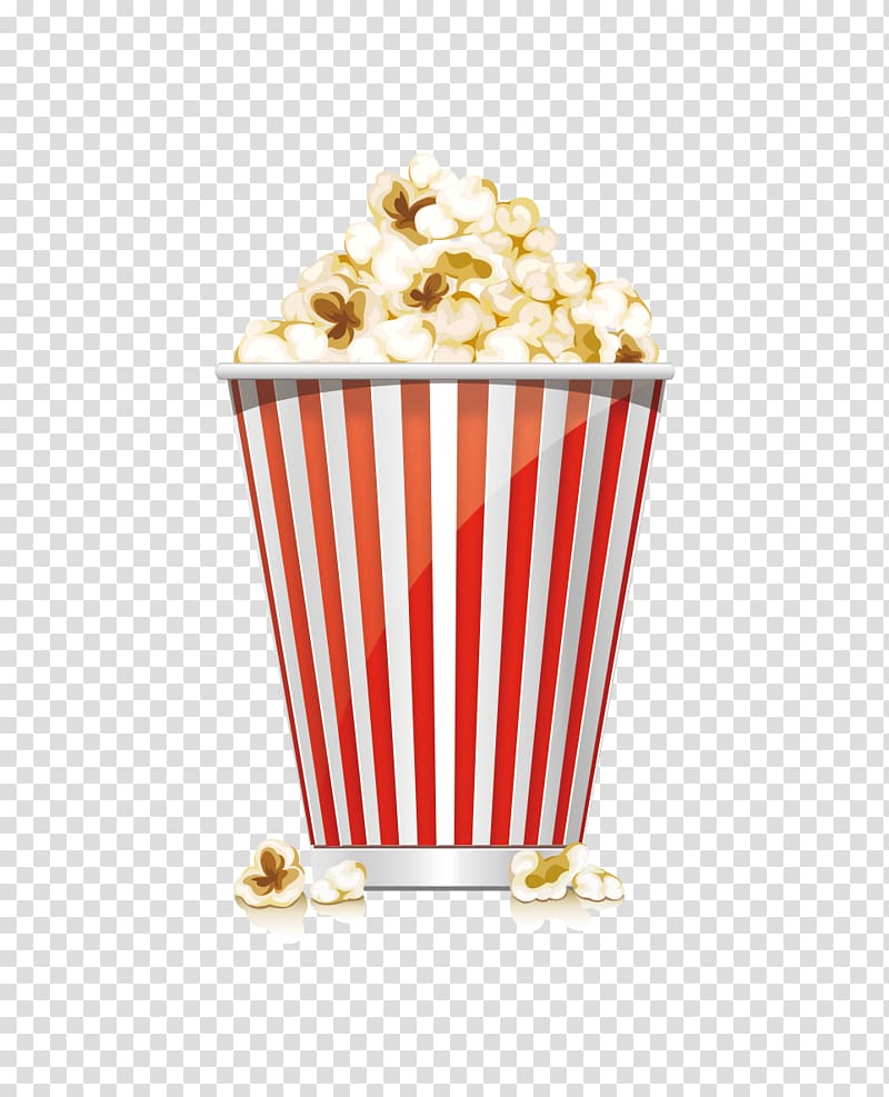 Popcorn in container , Popcorn Carton , Popcorn transparent