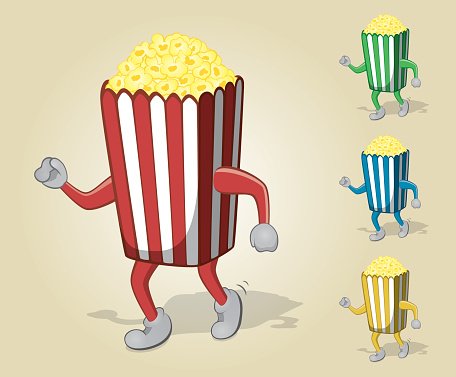 Dancing popcorn premium.