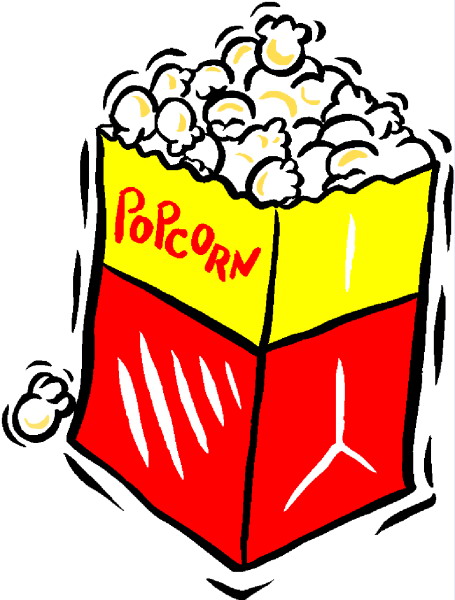 Movie Theater Popcorn Clipart