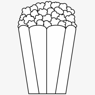 Free Popcorn Clipart Black And White Cliparts, Silhouettes