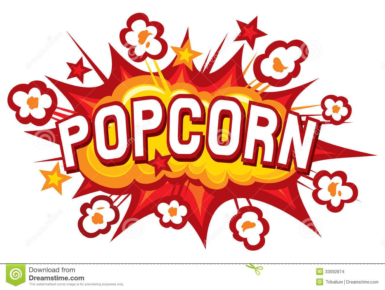 Popcorn Stock Illustrations, Vectors,