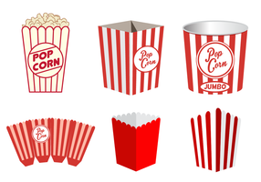 popcorn clipart vector