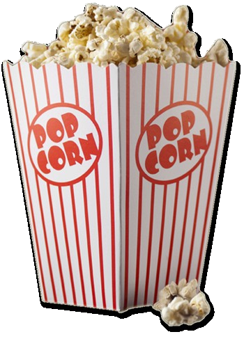 Popcorn vector illustration.