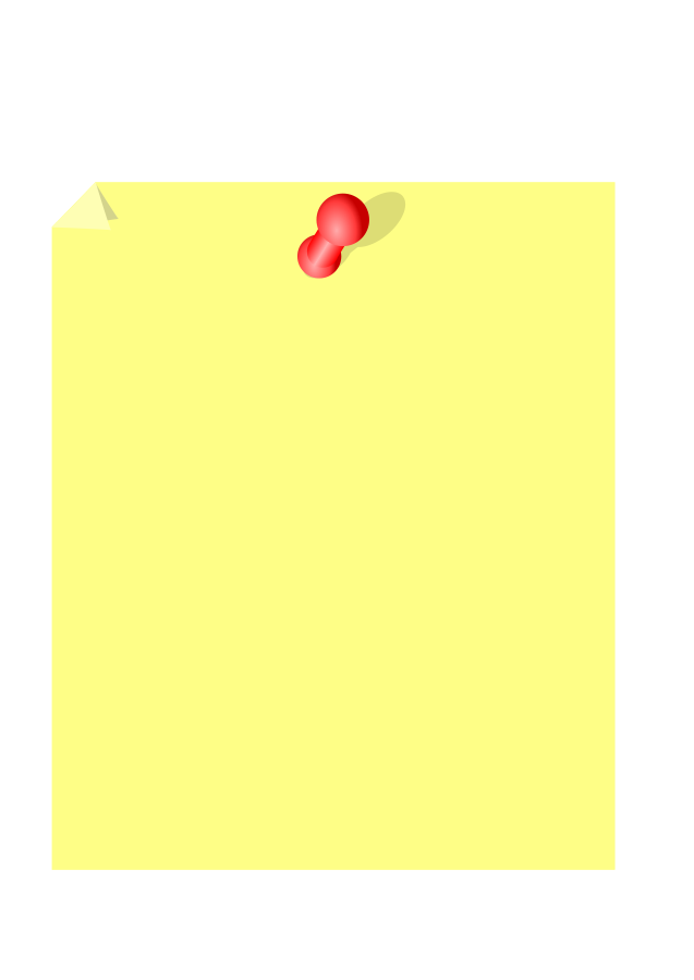 Sticky note clipart vector clip art free design