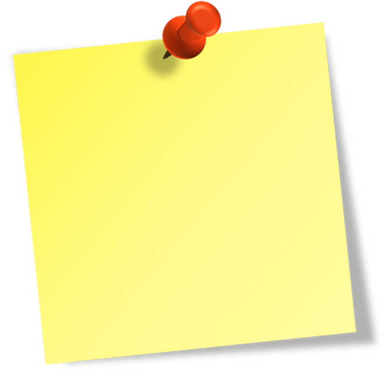 Pin clipart post it notes, Pin post it notes Transparent