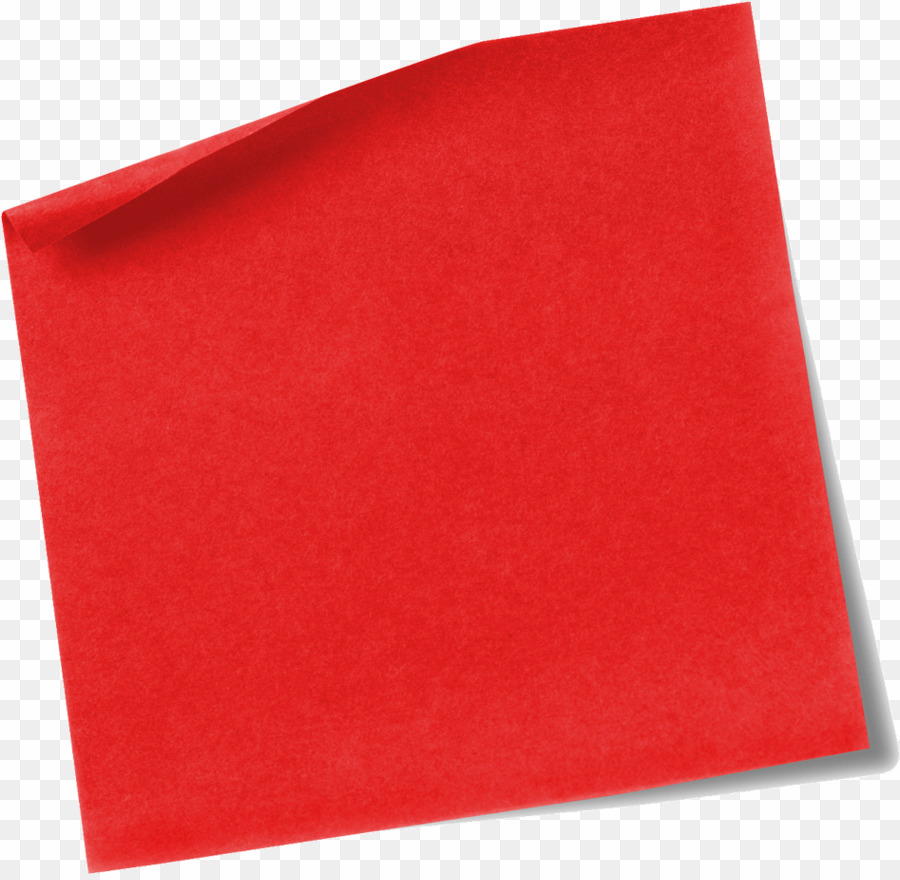Post It Red PNG Post