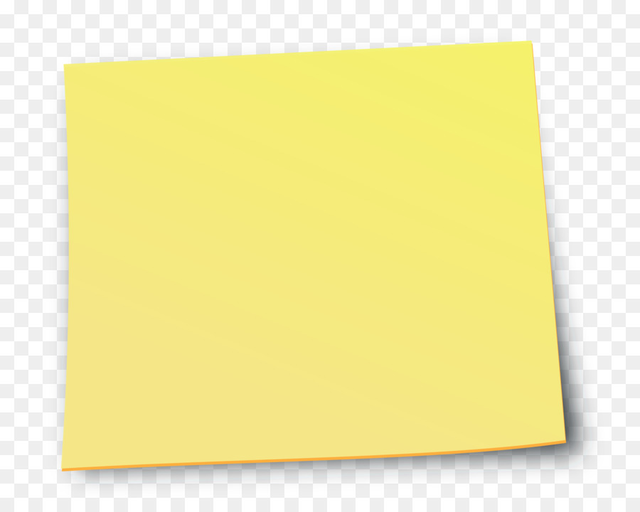 post it note clipart yellow