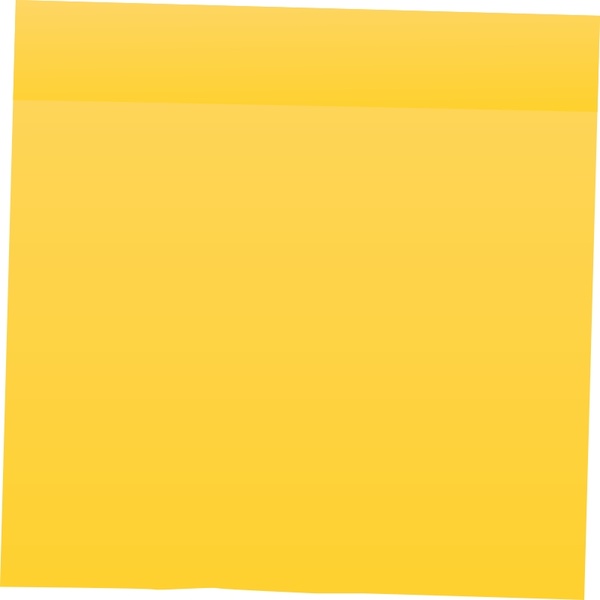 Yellow Post It Note Free vector in Open office drawing svg