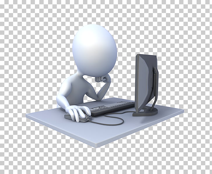 PowerPoint animation Computer , Animation, person sitting in