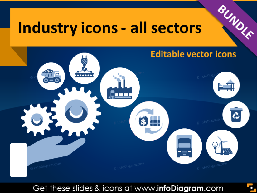 All industries icons.