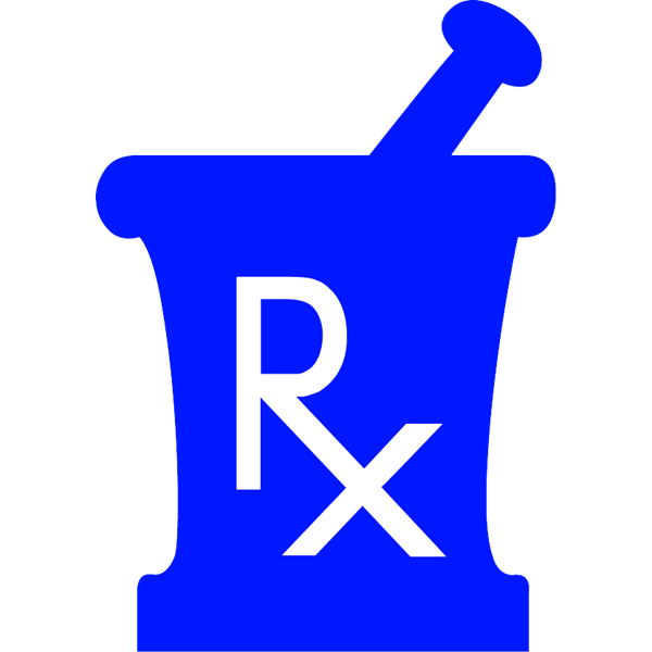 Free prescription symbol.