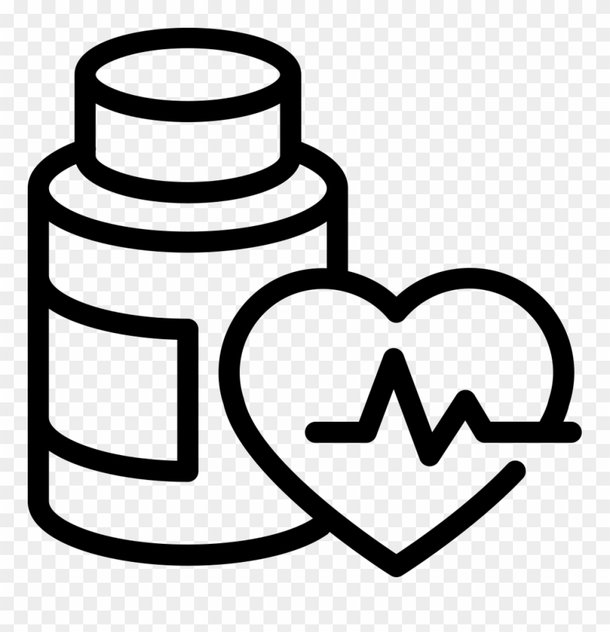 Medication Bottle Png Clip Art Black And White Library