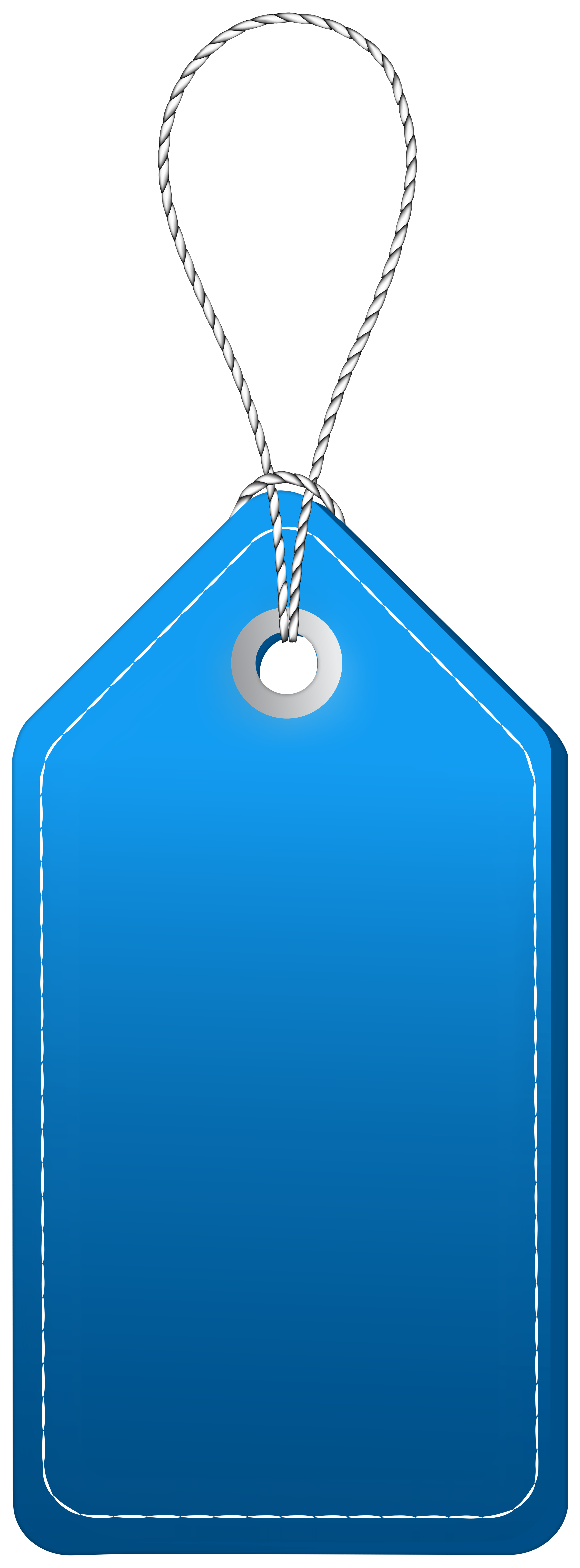 Blue Price Tag Transparent Image
