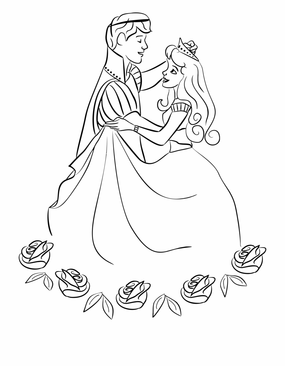 Princess Clipart Black And White