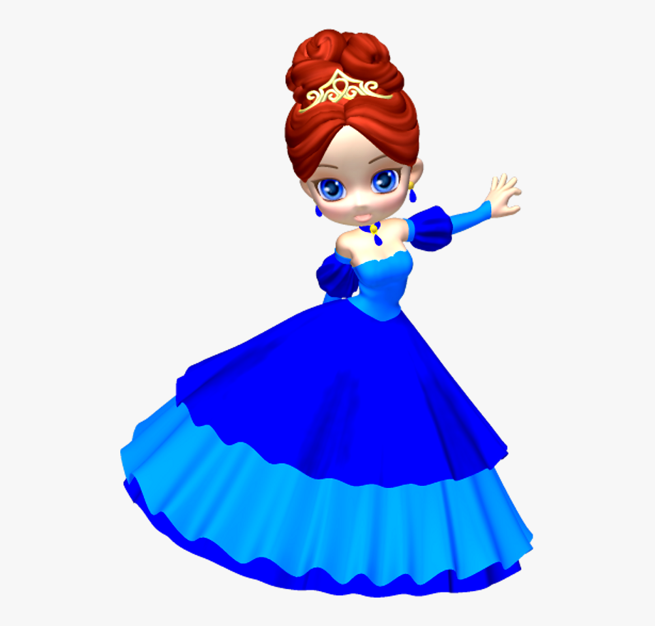 Princess In Blue Poser Png Clipart By Clipartcotttage