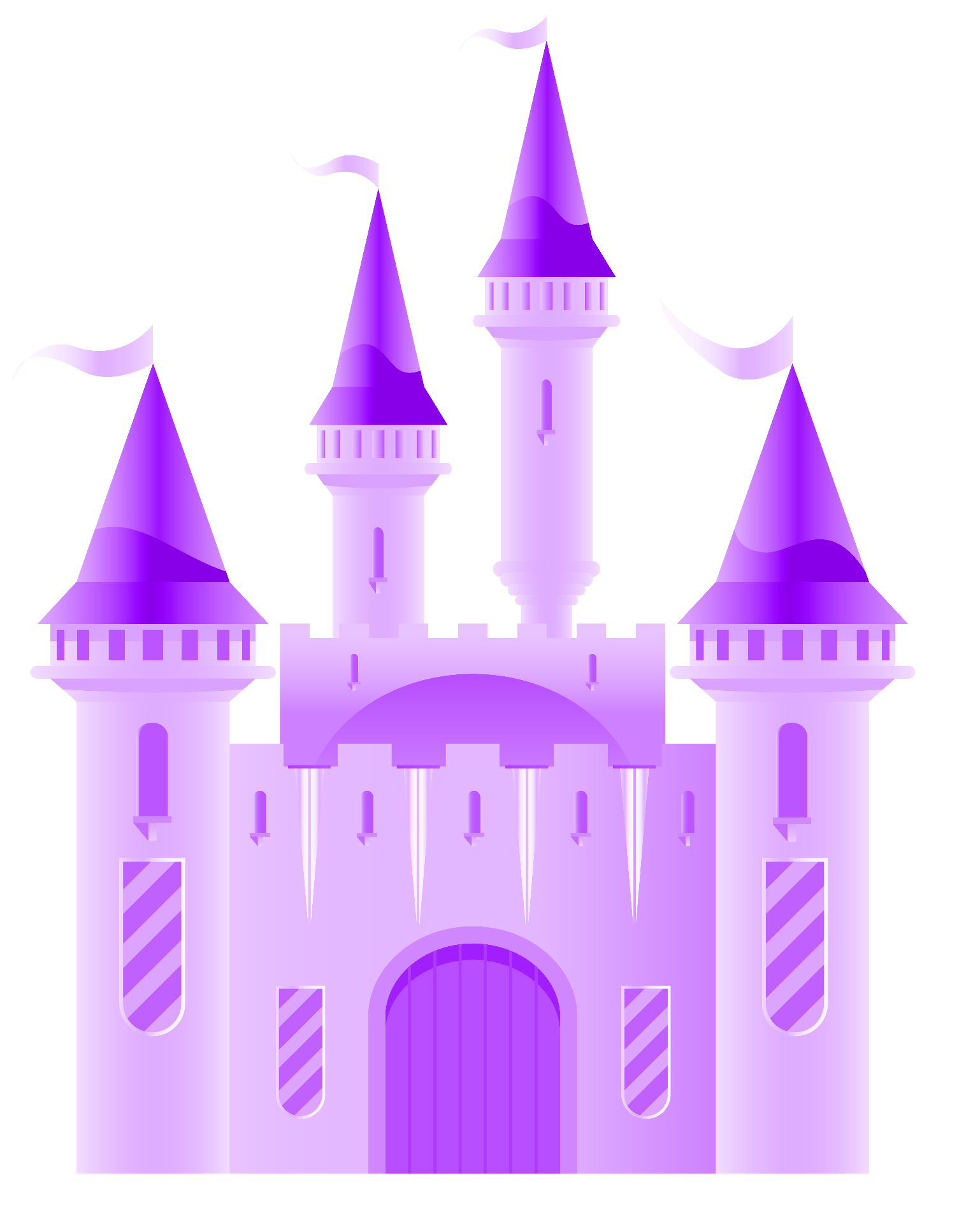 princess clipart castle