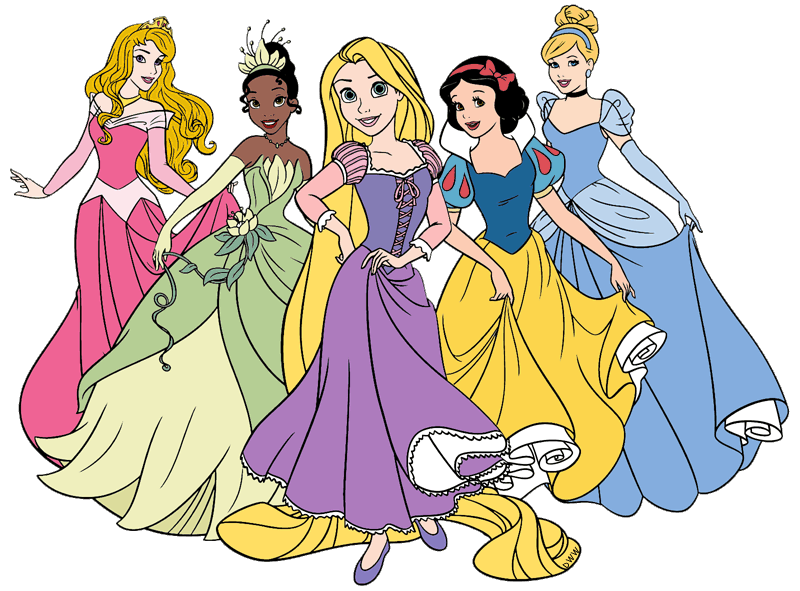 Disney princesses clip.