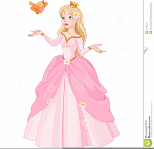 Fairytale princess clipart.