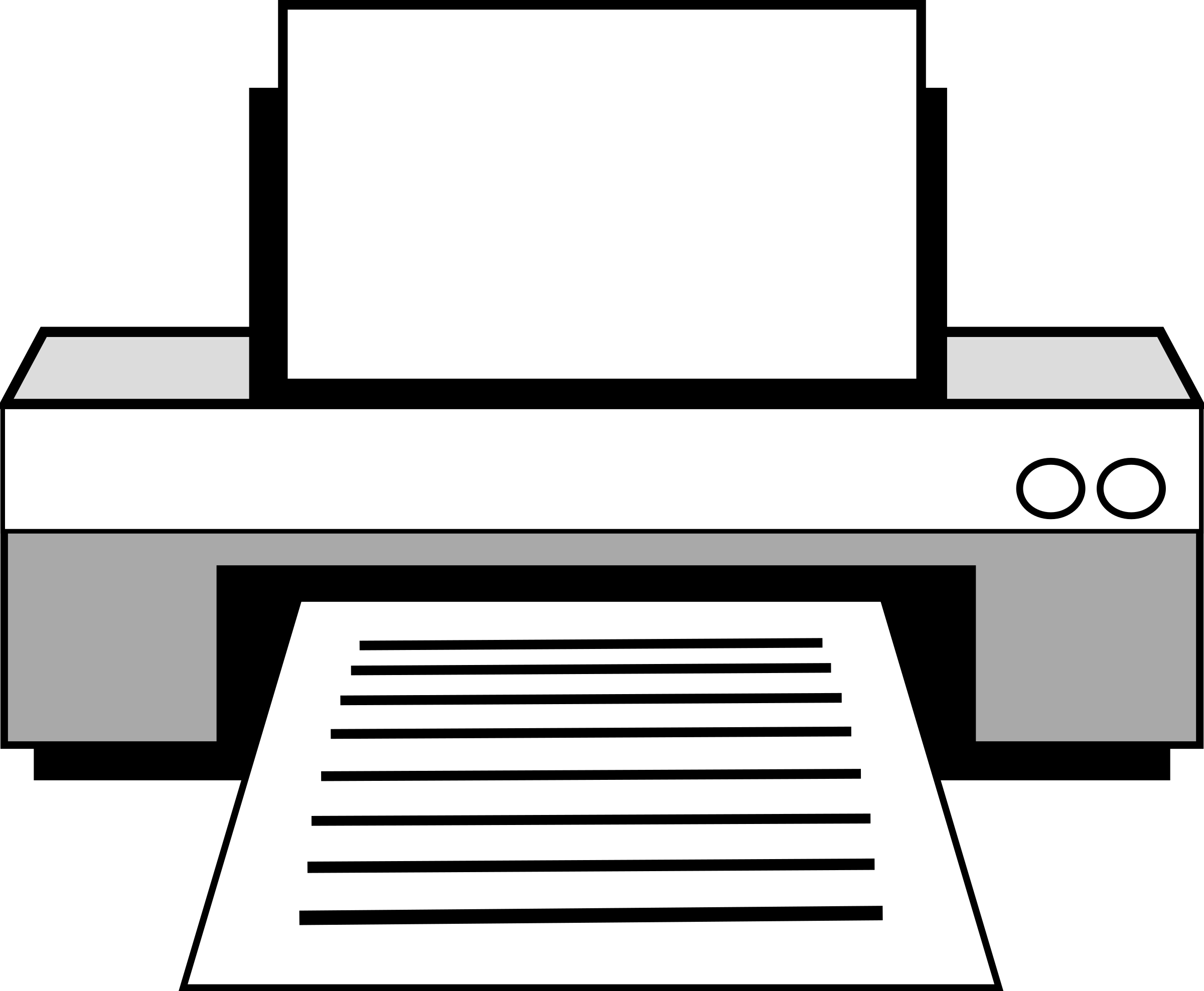 Clipart paper computer.
