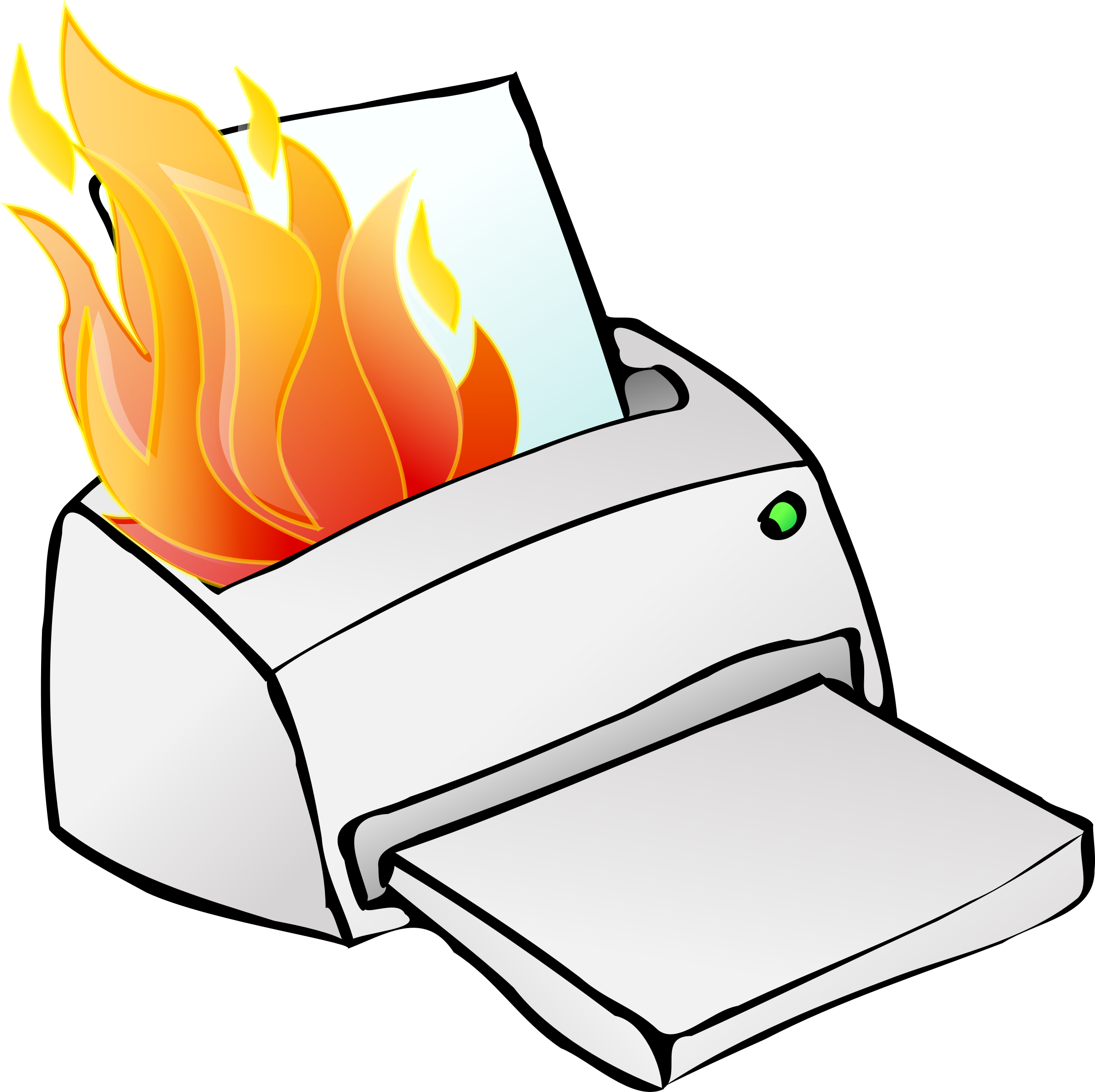 Sick clipart printer.