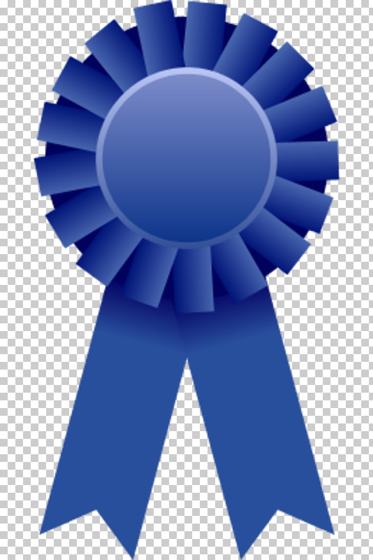 Ribbon Award Prize , Blue Ribbon , blue ribbon PNG clipart