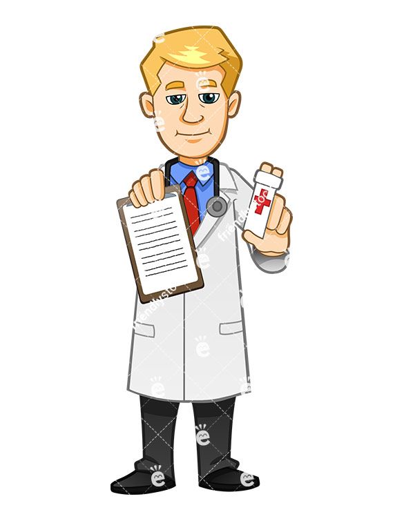 Doctor holding medical.