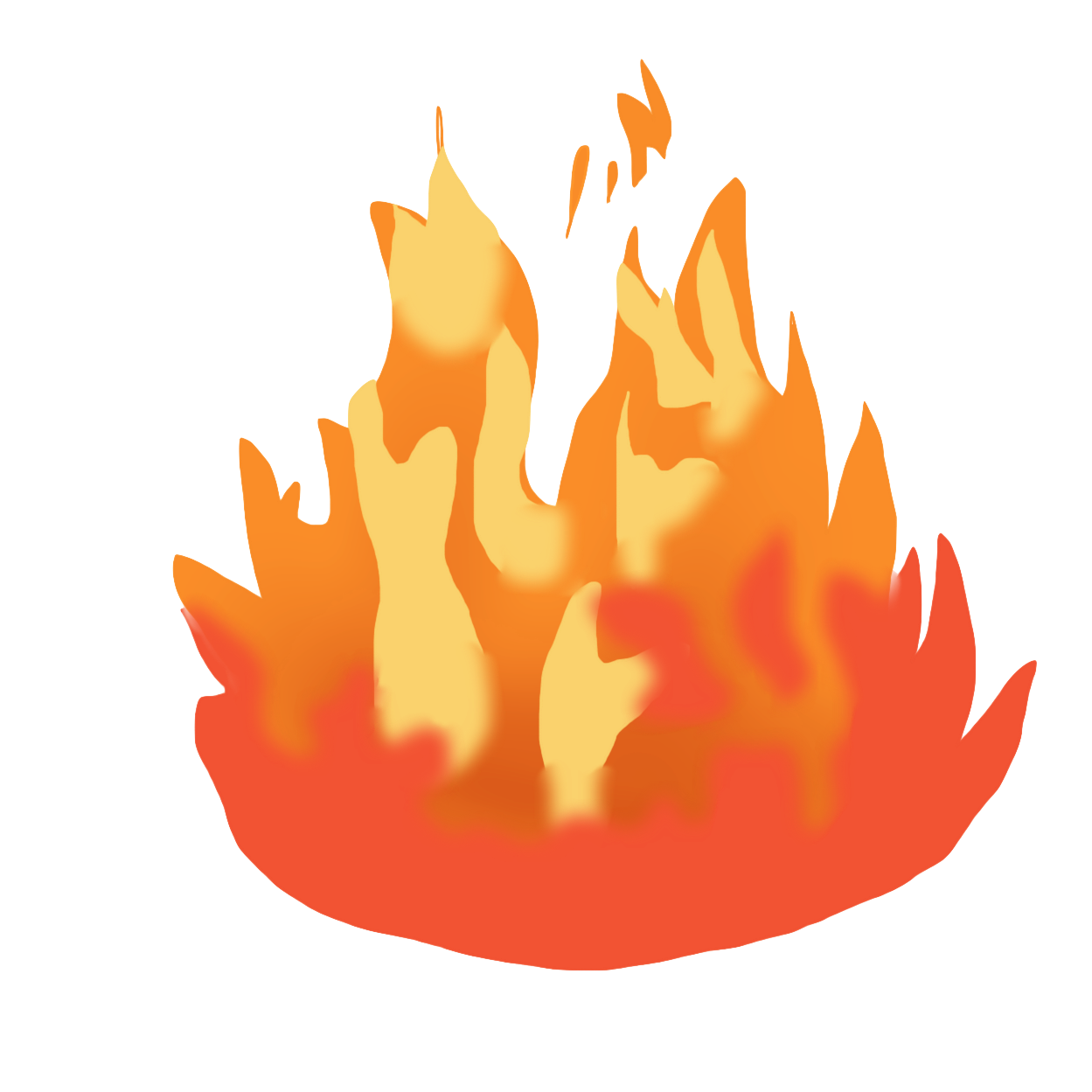 Fire image vector.