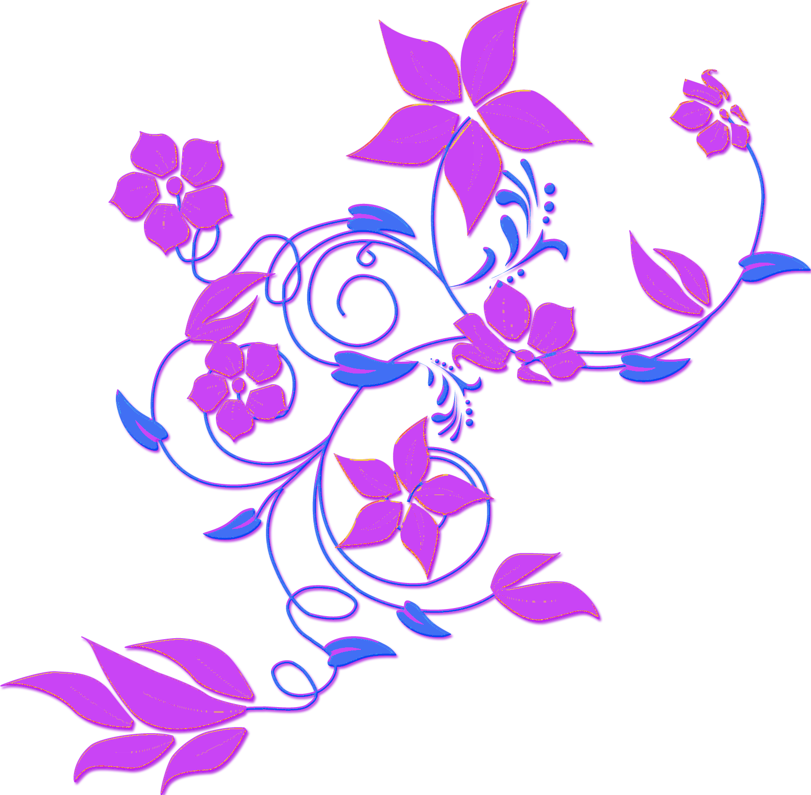 Flower image vector.