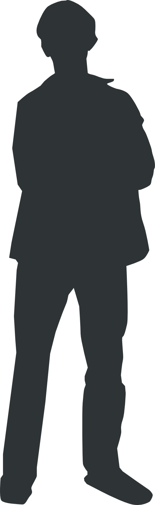 Person outline clipart.