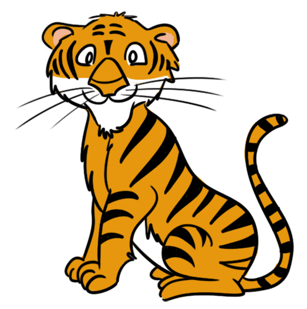 Tiger clip art.