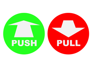 Forces Push And Pull Clipart