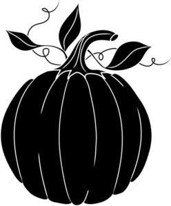 Pumpkin black and white pumpkin clipart black and white