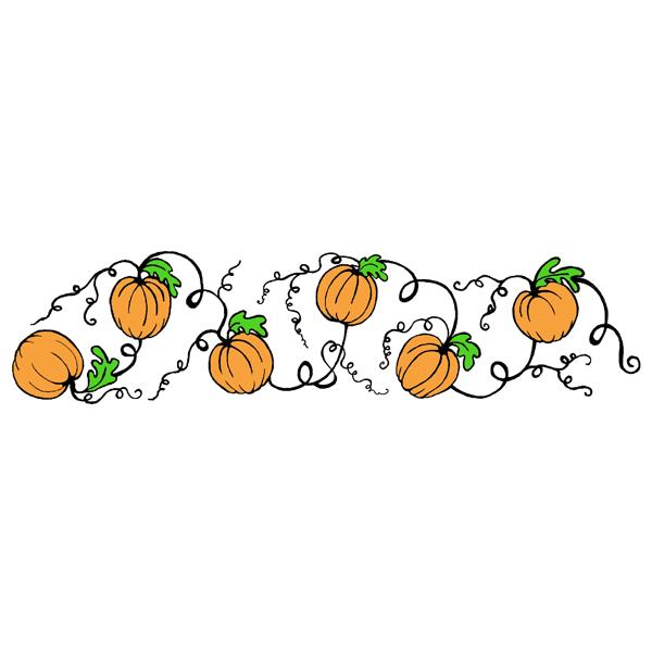 Free pumpkin borders.
