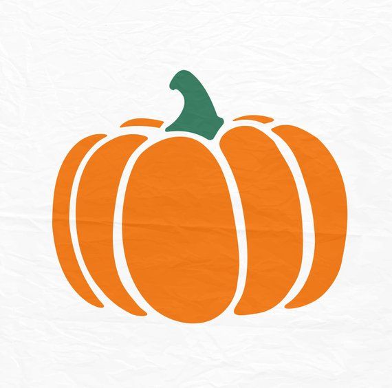 Pumpkin SVG, Pumpkin Cut File, Silhouette Cut File, Cricut
