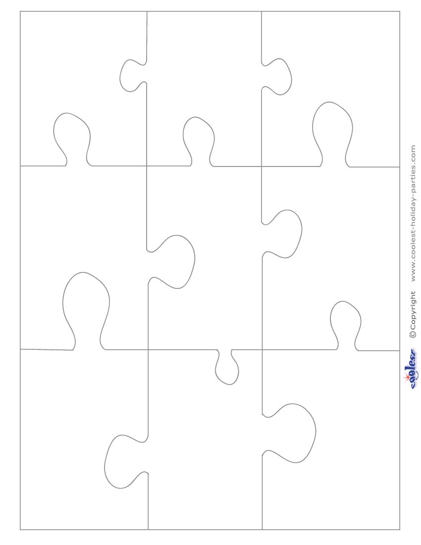 puzzle clipart black and white 12 piece