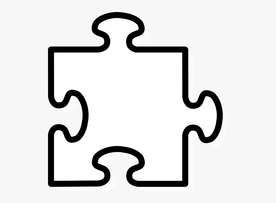 Jigsaw white puzzel.