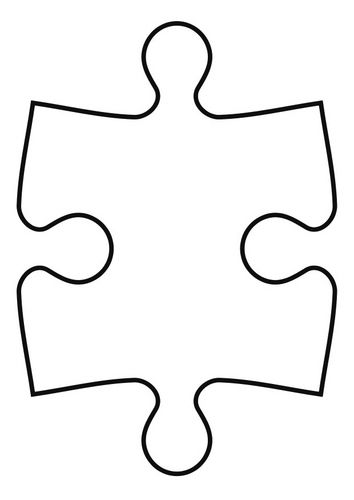 puzzle clipart black and white coloring page