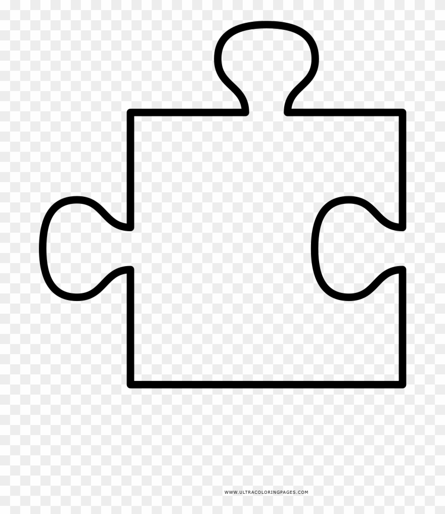 Puzzle Piece Coloring Page Ultra Coloring Pages Clipart