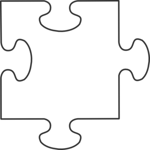White Puzzle Piece Clip Art at Clker