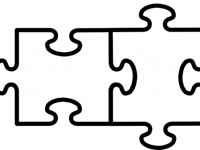 Puzzle Piece Clipart Black And White , Transparent Cartoon