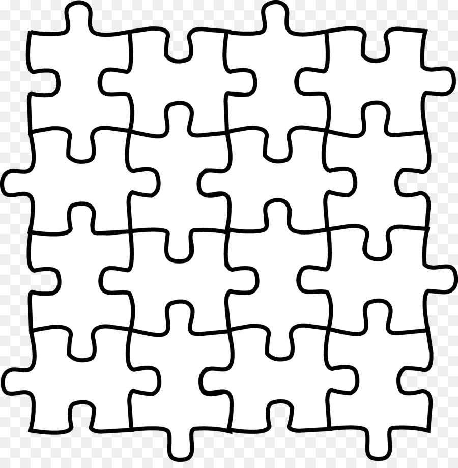 puzzle clipart black and white square