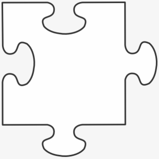 White Puzzle Piece Clip Art At Clkercom Vector Clip