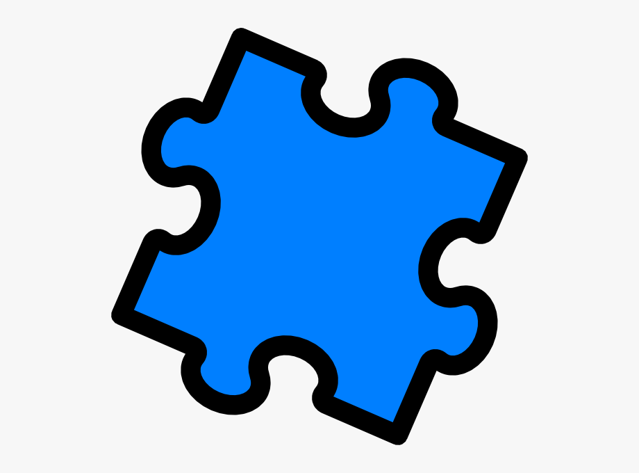 Puzzle piece clip.