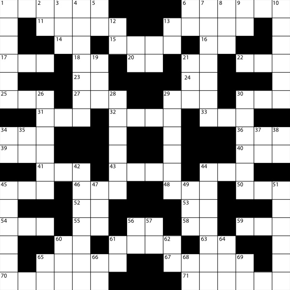 Crossword puzzle clip.