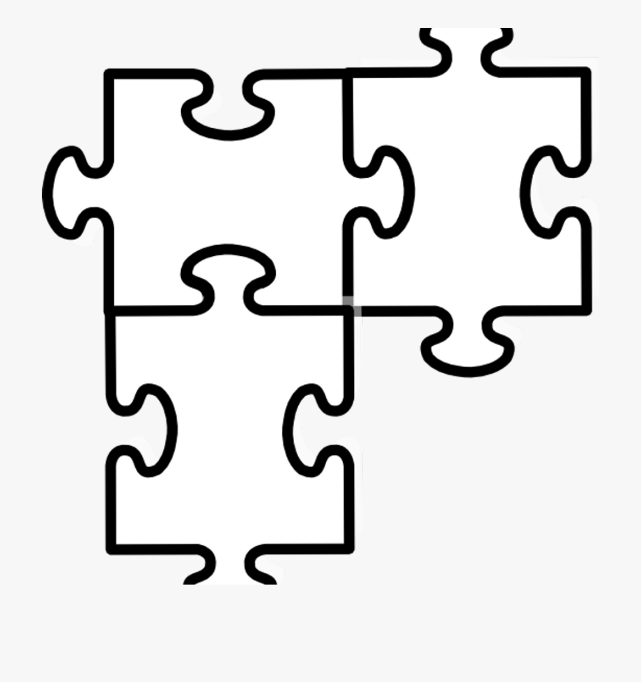 Two puzzle piece.